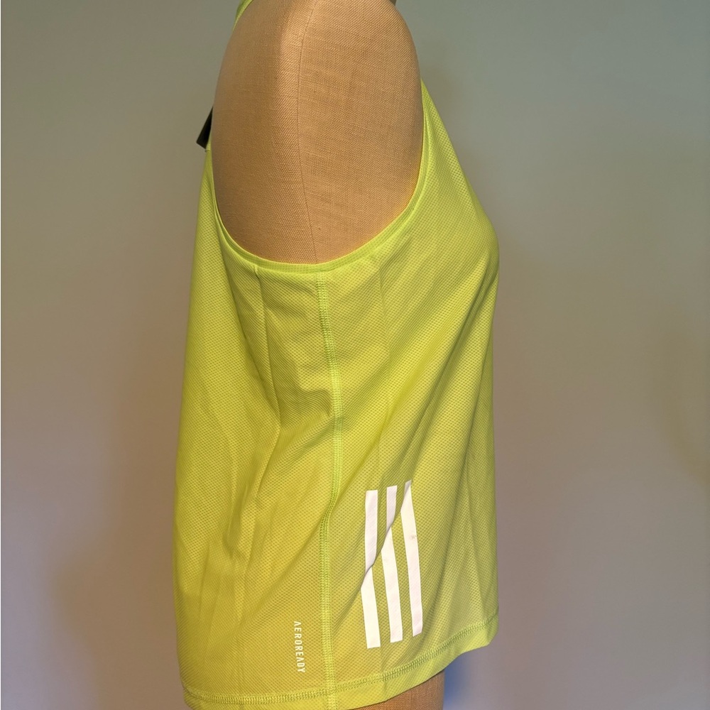 Adidas OTR Tank size Small pulse Lime Running Carrera New - Picture 6 of 7
